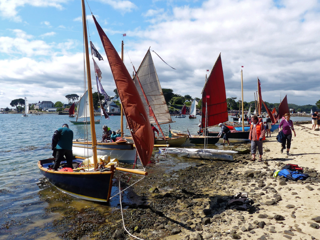 Les arrêts sur les plages et grèves du Golfe sont un des plaisirs de cette semaine conviviale. 