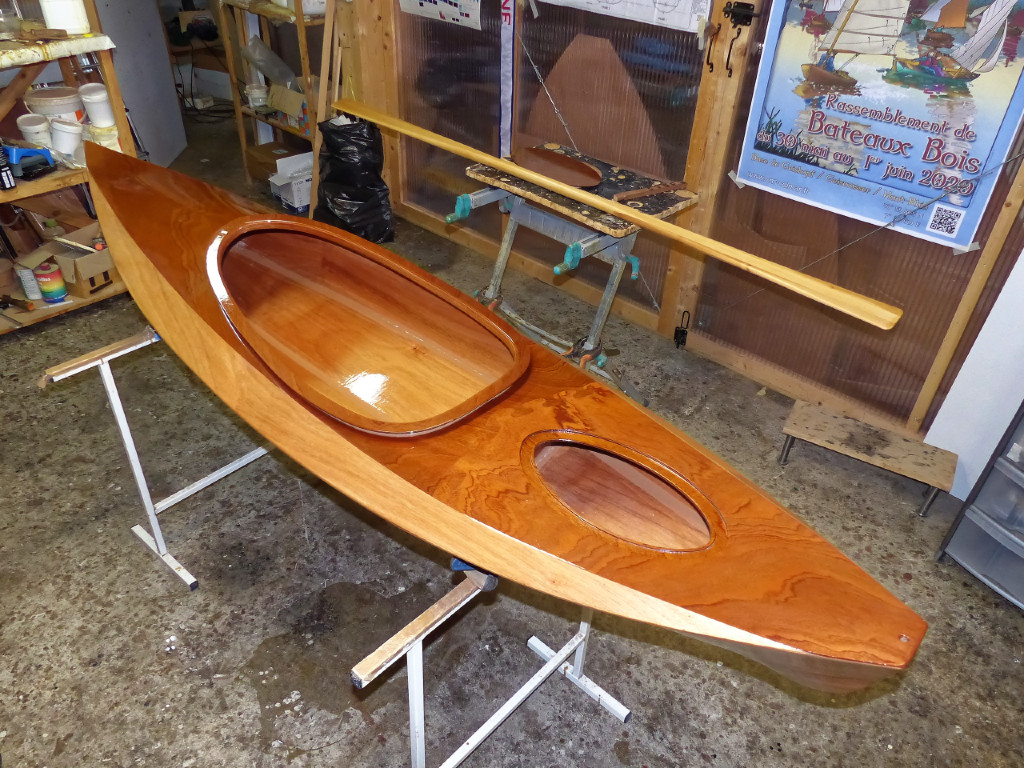 J'ai terminé le Wood Duckling juste à temps pour l'emmener rejoindre ma flottille de démonstration. 