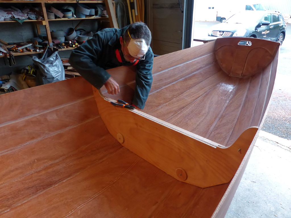 Remontage des cloisons. 