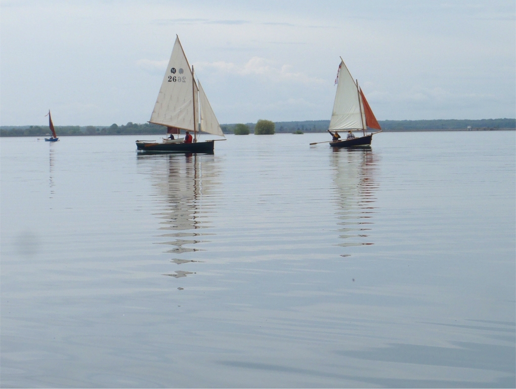 Je n'ose pas écrire mer d'huile car nous sommes sur un lac ! 