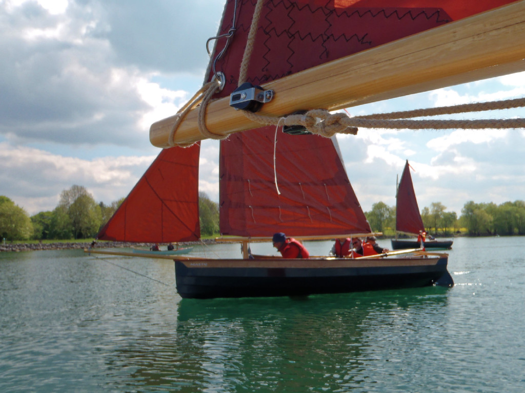 Le Silmaril "Agathe" devant l'Aber "Point-Virgule". 