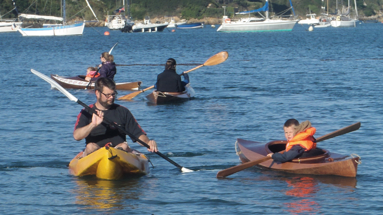 On a refait du kayak, et Elias a essayé le Wood Duckling à son tour ! 