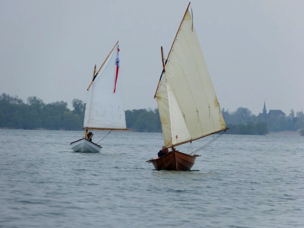 Le Skerry "La Marie Pupuce" et le Doryplume "Prise de Ris'k". 