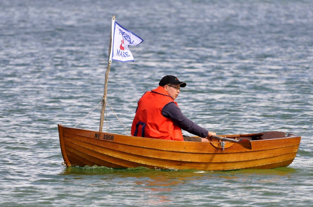 Nicolas sur "Jouvence". 