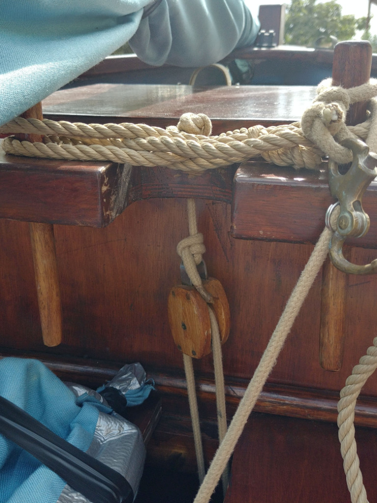 Ce gros plan de l'&eacute;tambrai montre l'am&eacute;nagement &agrave; l'ancienne r&eacute;alis&eacute; par William. 