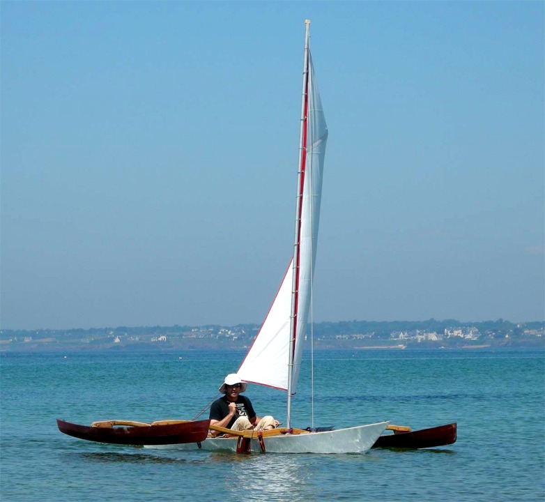 St&eacute;phane fait les premiers essais de son SailRig, dont nous avons pu suivre la construction sur son excellent blog. 