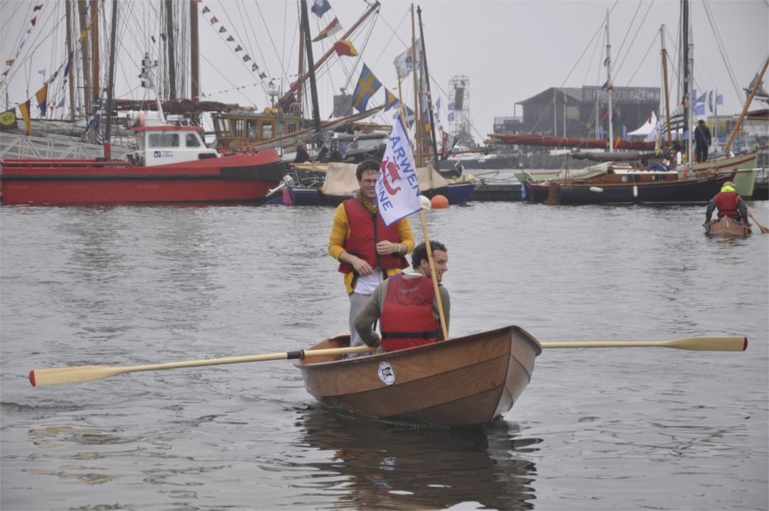 Erwan teste encore la stabilité du Skerry. 